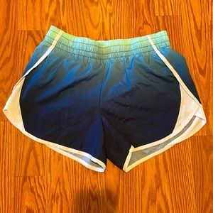 Ombré athletic shorts